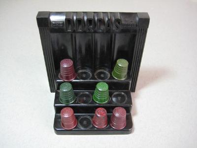 Dorcas thimble display stand -  select me for a larger image