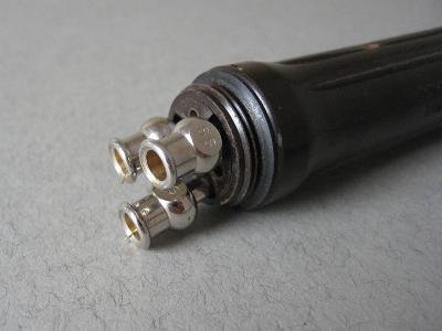 Syringe set, bakelite case -  select me for a larger image