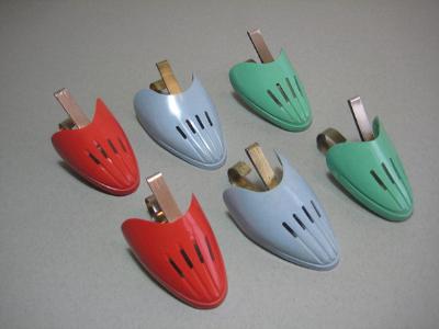 Shoe stretchers, coloured -  select me for a larger image