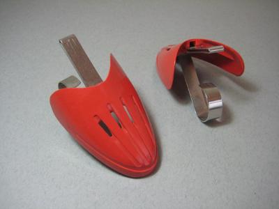 Shoe stretchers, coloured -  select me for a larger image