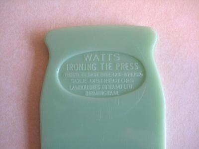 Tie presses, differing colours -  select me for a larger image