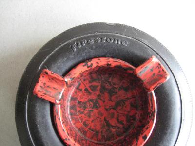 Firestone tyre ashtray -  select me for a larger image