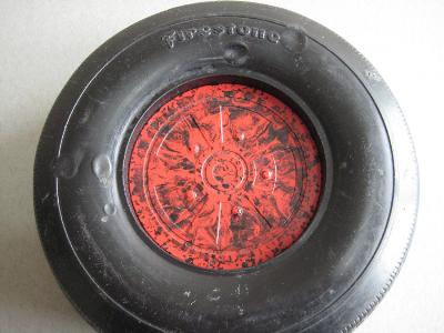 Firestone tyre ashtray -  select me for a larger image