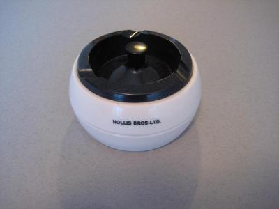 Hollis Bros, self seal ashtray -  select me for a larger image