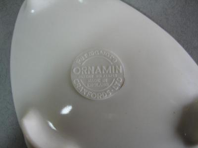 Ornamin melamine ashtrays -  select me for a larger image
