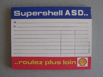 Supershell ADV Receipt pad -  select me for a larger image