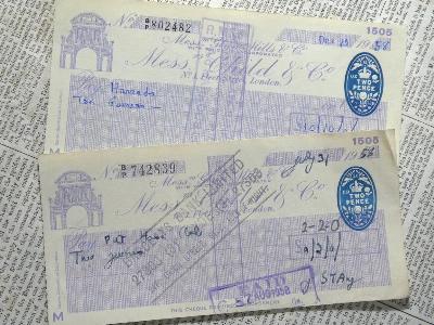 Child & Co cheques -  select me for a larger image