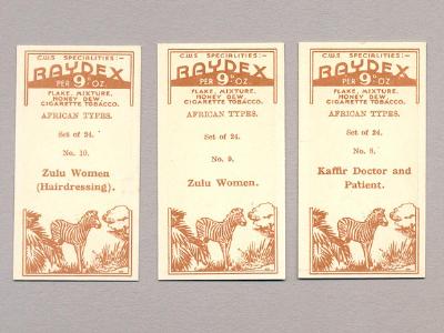 Raydex, CWS, African types -  select me for a larger image