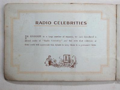 Radio Celebrities, 2nd Series -  select me for a larger image