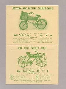Carrier Cycles Catalogue. -  select me for a larger image