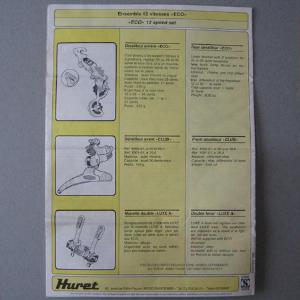 Huret gears catalogue, 1982 -  select me for a larger image