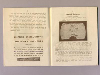Scotch Wool knitting patterns -  select me for a larger image