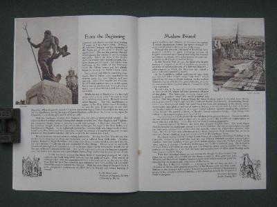 Bristol, Souvenir Handbook -  select me for a larger image