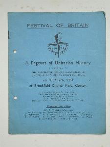 Festival of Britain - Gorton Festival Pageant, Unitarian Church