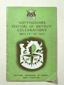 Festival of Britain - Nottingham Festival Programme