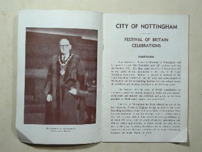 Nottingham Festival Programme -  select me for a larger image