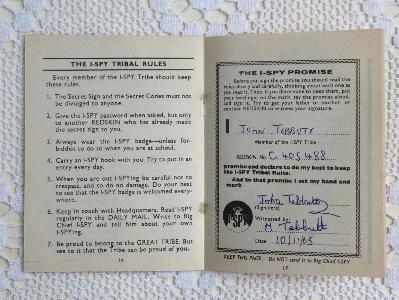I-Spy tribe member documents -  select me for a larger image