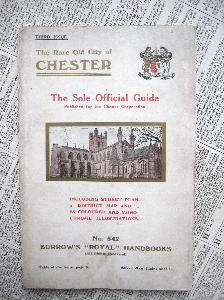 Chester Official guide, 1910s -  select me for a larger image
