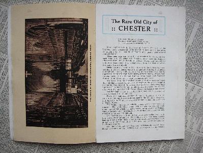 Chester Official guide, 1910s -  select me for a larger image