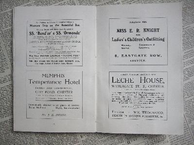 Chester Official guide, 1910s -  select me for a larger image