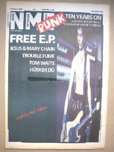 NME 1986 February 1st. Punk music 10 years on -  select me for a larger image