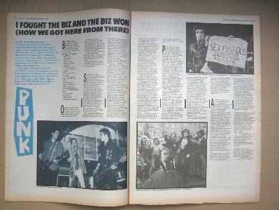 NME 1986 February 1st. Punk music 10 years on -  select me for a larger image
