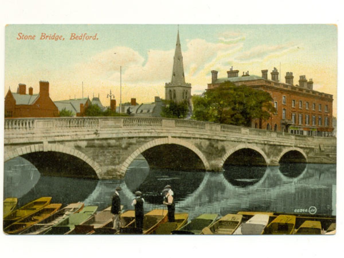 Bedford, Stone Bridge -  select me for a larger image
