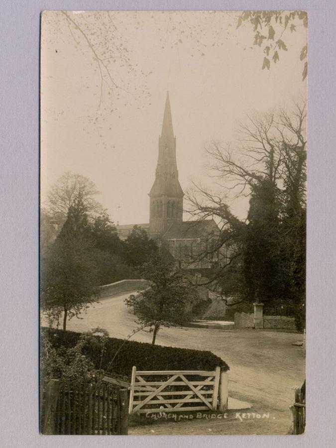 Ketton, Church and bridge -  select me for a larger image