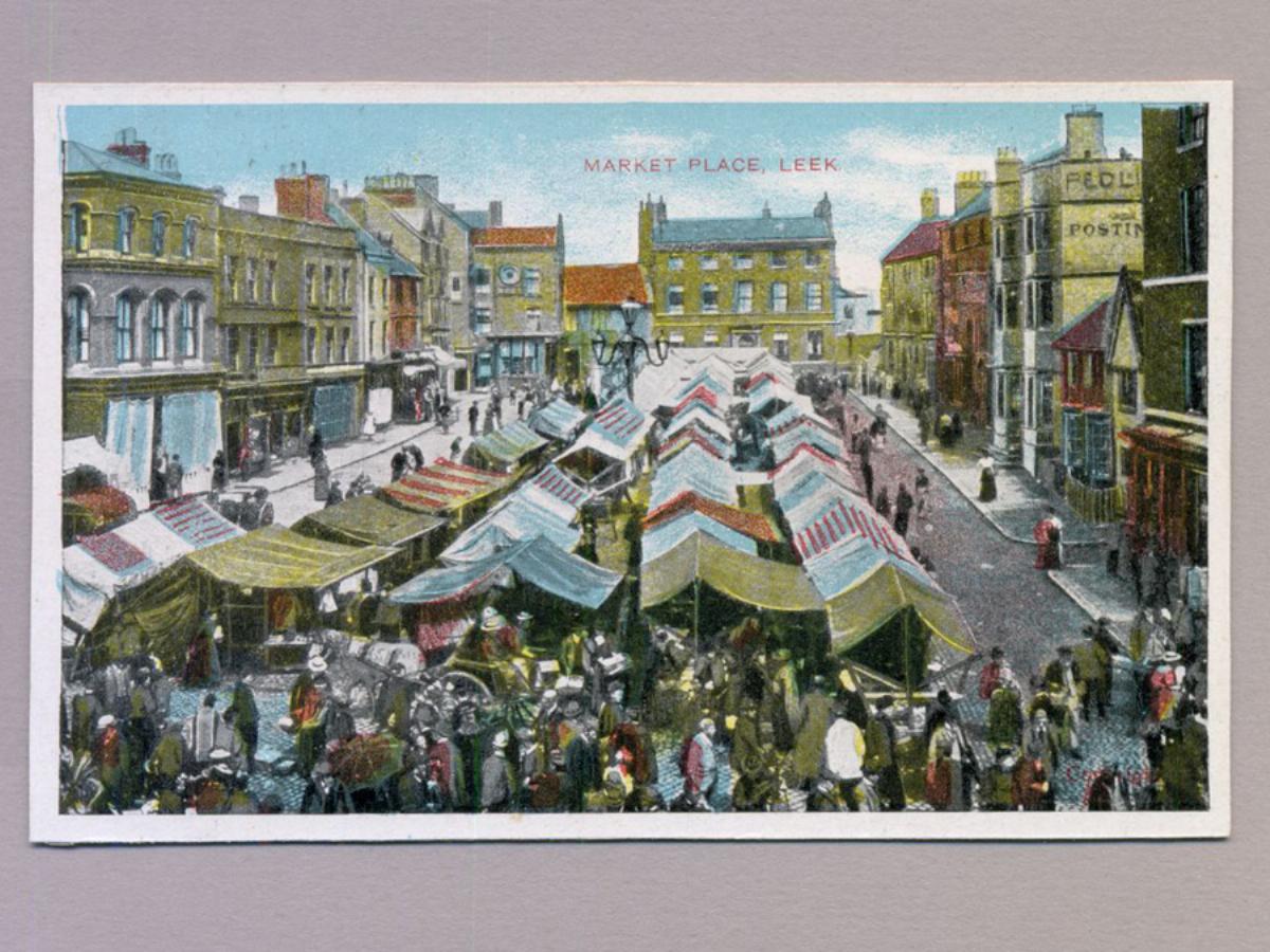 Leek, Market Place -  select me for a larger image