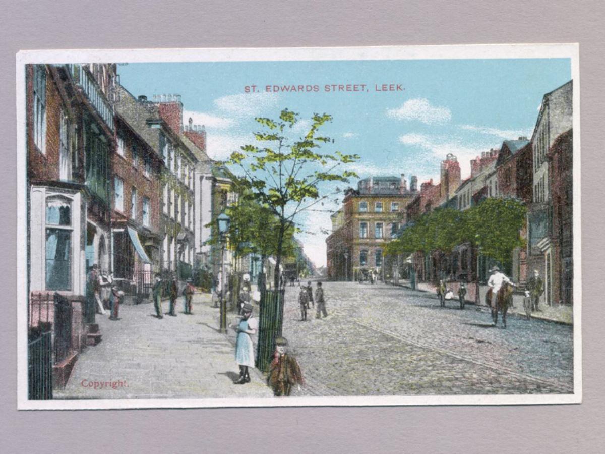 Leek, St Edward Street -  select me for a larger image