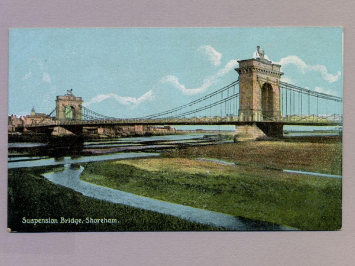 Shoreham, Suspension Bridge -  select me for a larger image