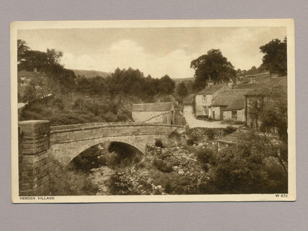 Hebden Village, Hebden Beck -  select me for a larger image