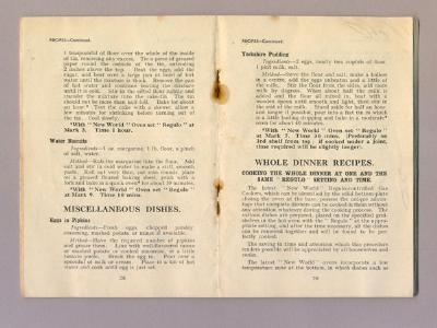 Radiation Cookers Recipe book -  select me for a larger image