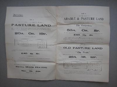 Gawcott, 1918 Auction sale -  select me for a larger image