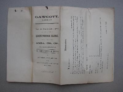 Gawcott, 1918 Auction sale -  select me for a larger image
