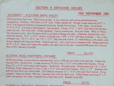 Stockport house sale catalogue -  select me for a larger image