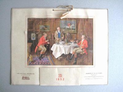 Northamptonshire - Central Motors, Kettering, 1952 Calendar