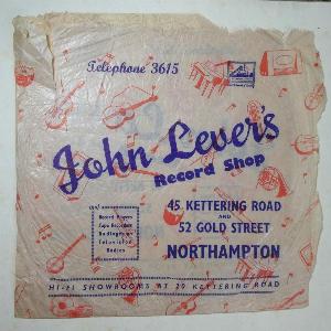 Record shop advertising bags -  select me for a larger image