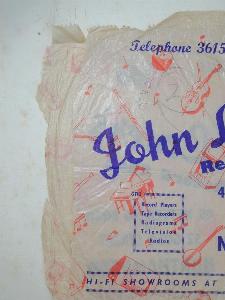 Record shop advertising bags -  select me for a larger image