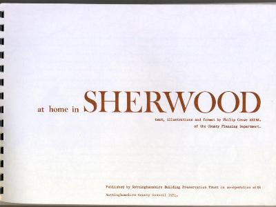 At Home in Sherwood -  select me for a larger image