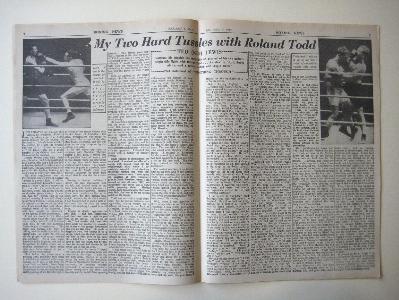 Boxing News, 1949, 3 copies -  select me for a larger image