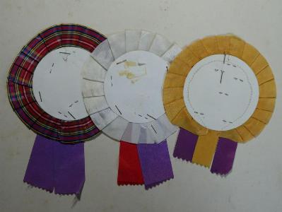 England, Scotland, Chelsea rosettes -  select me for a larger image