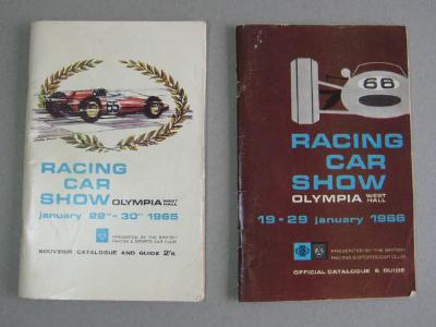 Racing Car Show programmes -  select me for a larger image
