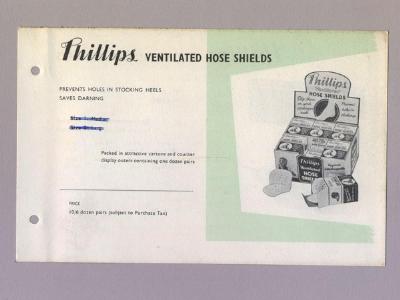 Phillips Shoe repairs, 2 advert items -  select me for a larger image