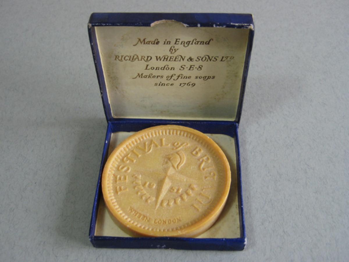Boxed Festival of Britain soap, Richard Wheen & Sons