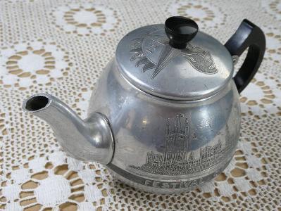 Festival of Britain Tea pot, Swan -  select me for a larger image