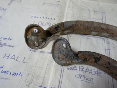 Steel pull handles, pairs -  select me for a larger image