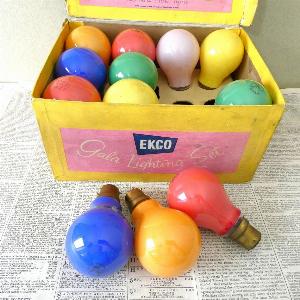 Ekco Gala coloured lamps -  select me for a larger image
