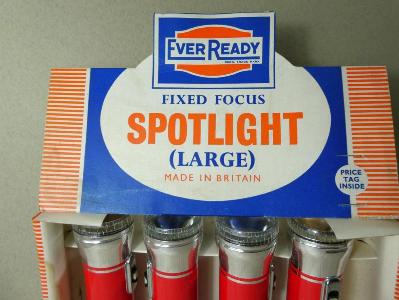 Ever-Ready torches, 4 in box. -  select me for a larger image