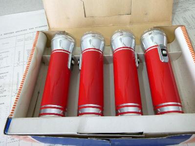 Ever-Ready torches, 4 in box. -  select me for a larger image